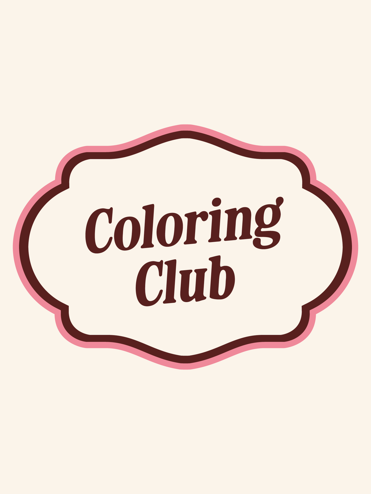 Coloring Club Monthly Subscription