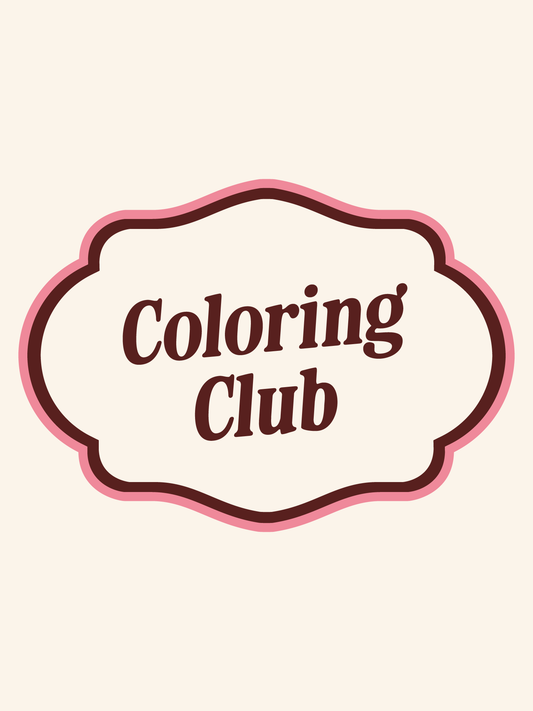 Coloring Club Monthly Subscription