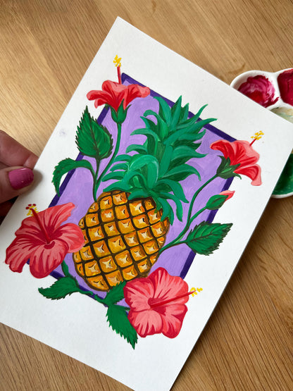 Fruity things - Set of 5 Coloring Pages