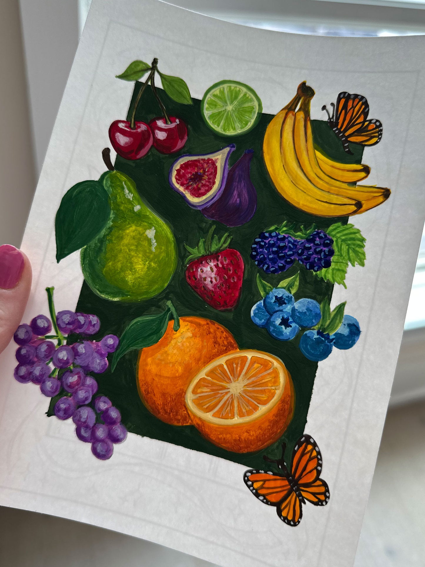 Fruity things - Set of 5 Coloring Pages